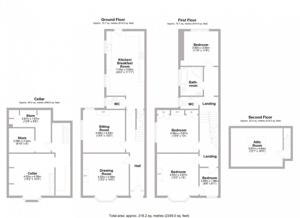 Floorplan for Leicester Street,  Leamington Spa, CV32
