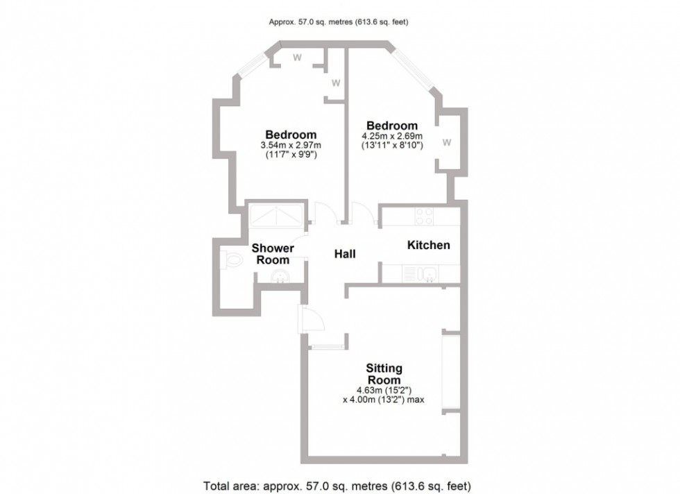 Floorplan for 28 Portland Place West,  Leamington Spa, CV32