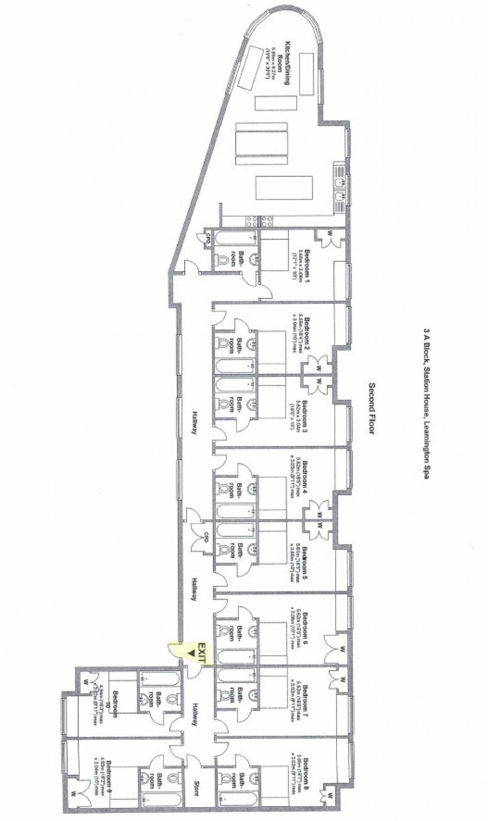 Floorplan for Station House, Old Warwick Road, Leamington Spa, CV31