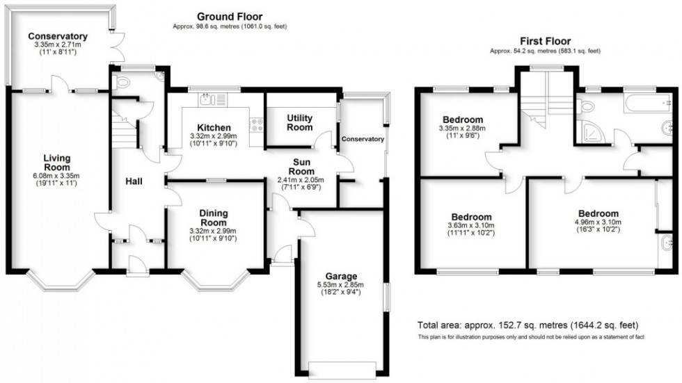 Floorplan for The Fairways,  Leamington Spa, CV32
