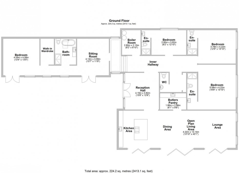 Floorplan for Admington, Shipston-on-Stour
