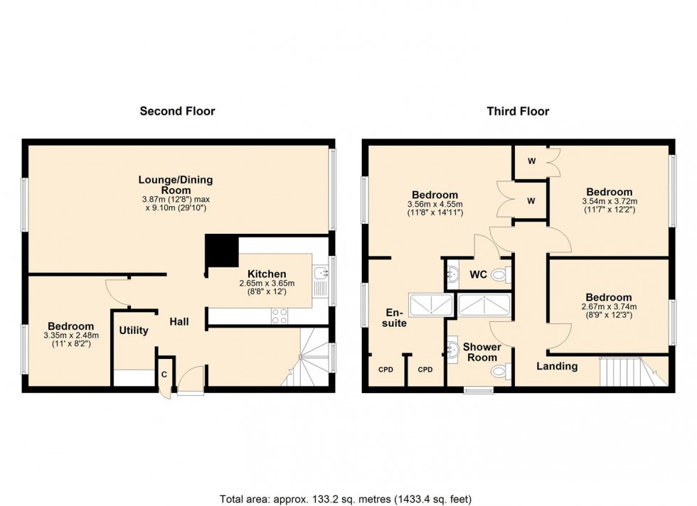 Floorplan for Northumberland Court, Northumberland Road, Leamington Spa