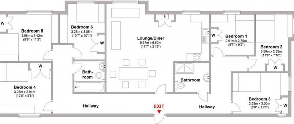 Floorplan for Station House, Old Warwick Road, Leamington Spa
