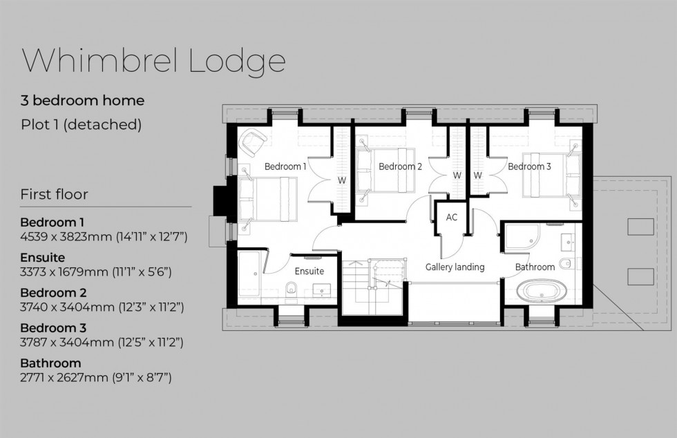 Floorplan for Whimbrel Lodge, Princes Risborough, Princes Risborough