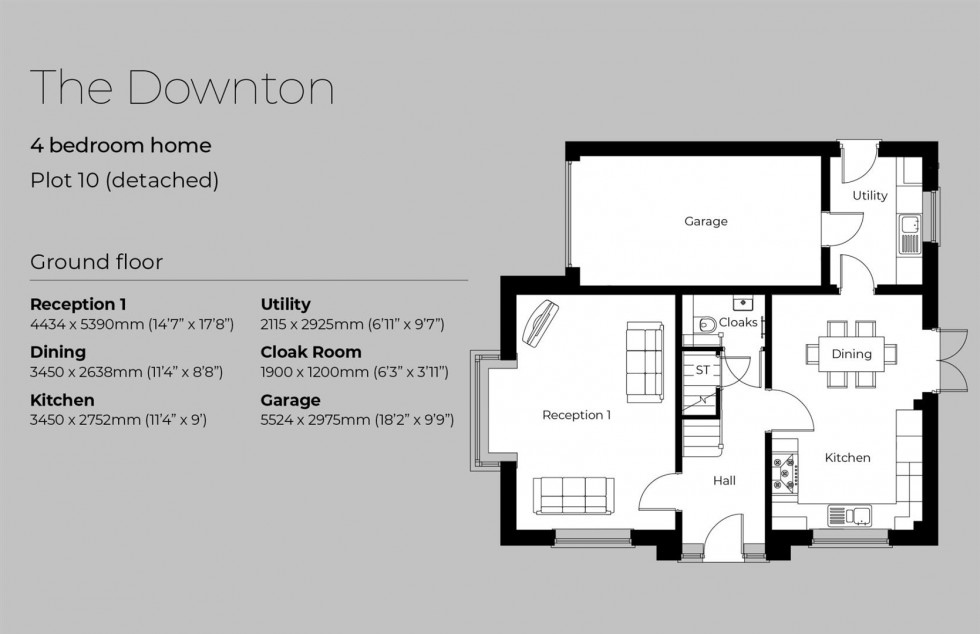 Floorplan for Barton Road, Welford On Avon, Stratford-upon-Avon