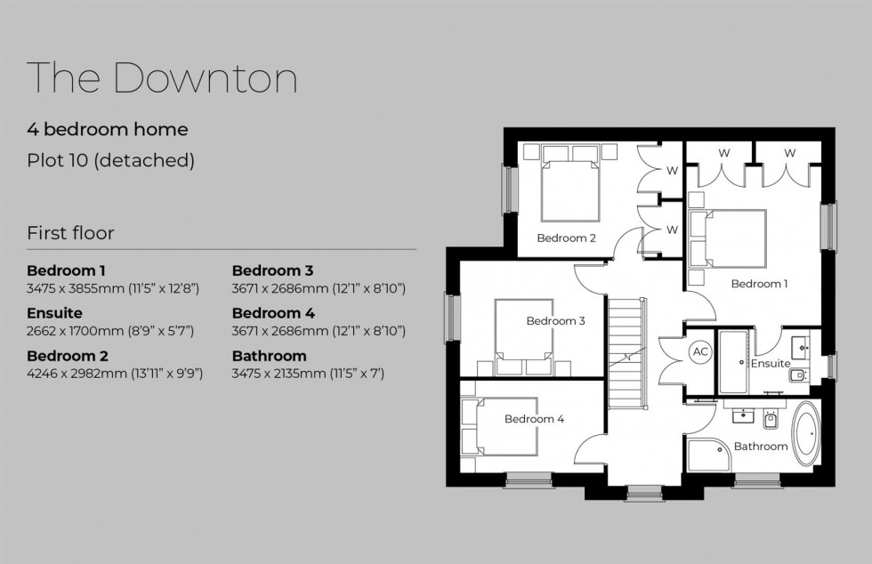 Floorplan for Barton Road, Welford On Avon, Stratford-upon-Avon