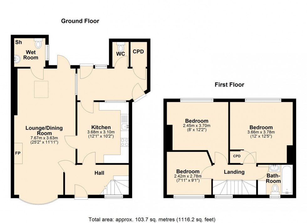 Floorplan for Millers Road, Warwick