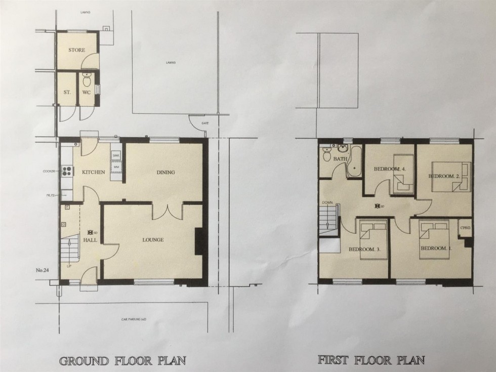 Floorplan for Nevill Close, Leamington Spa