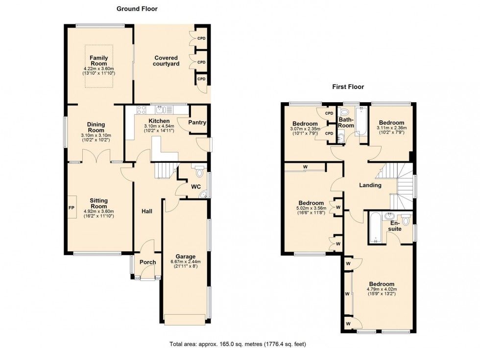 Floorplan for Stonebridge Lane, Long Itchington