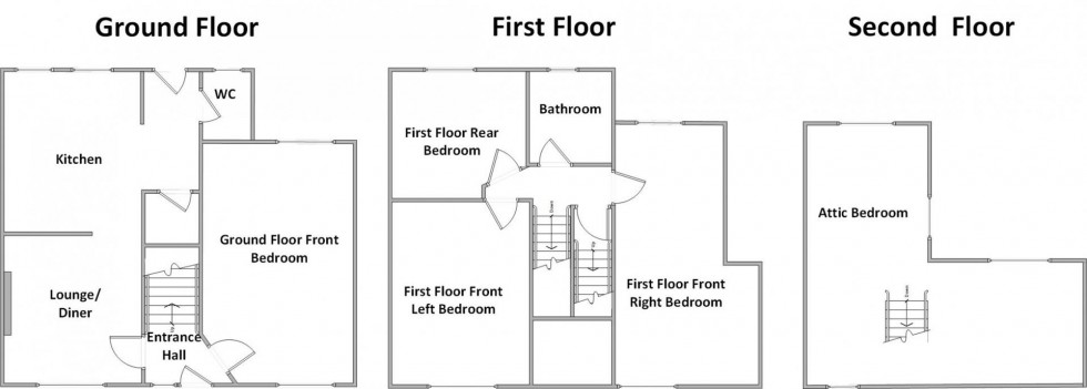 Floorplan for Cashmore Avenue, Leamington Spa