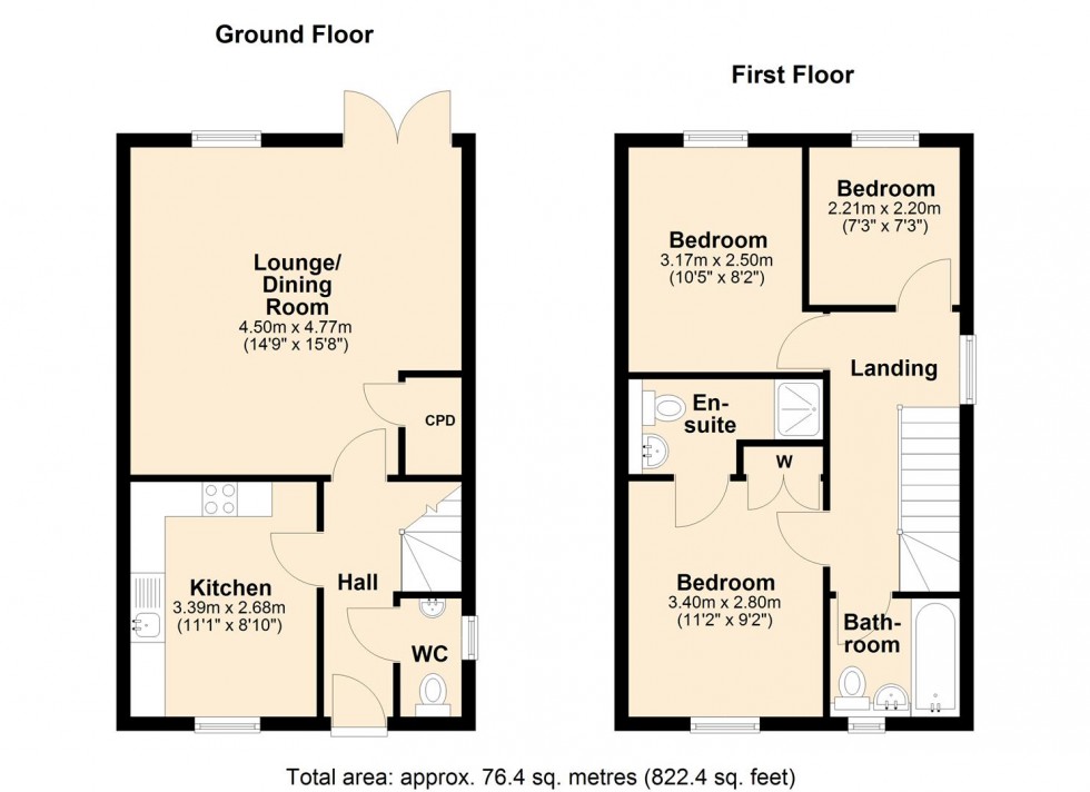 Floorplan for The Furr Marsh, Warwick