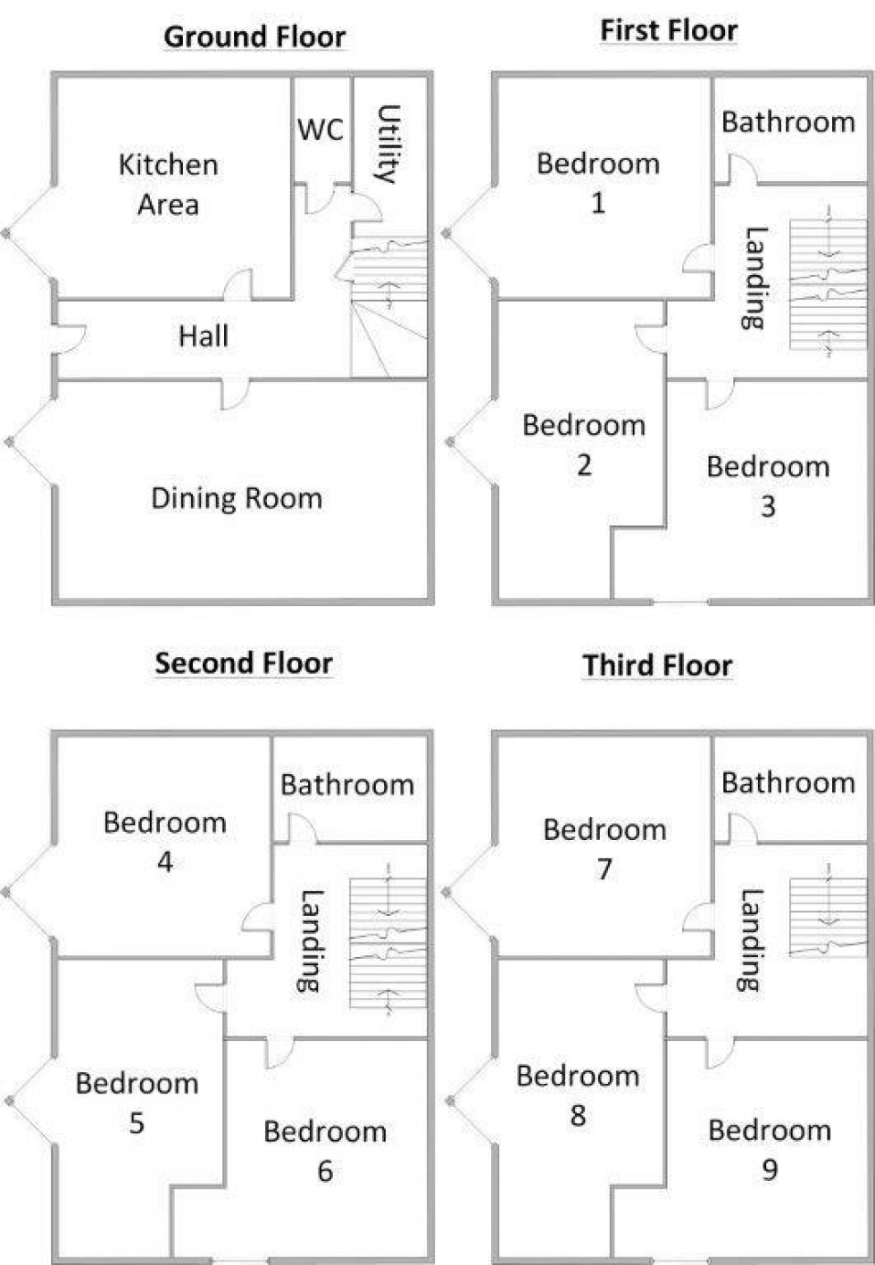 Floorplan for 9 Wise Street, Leamington Spa