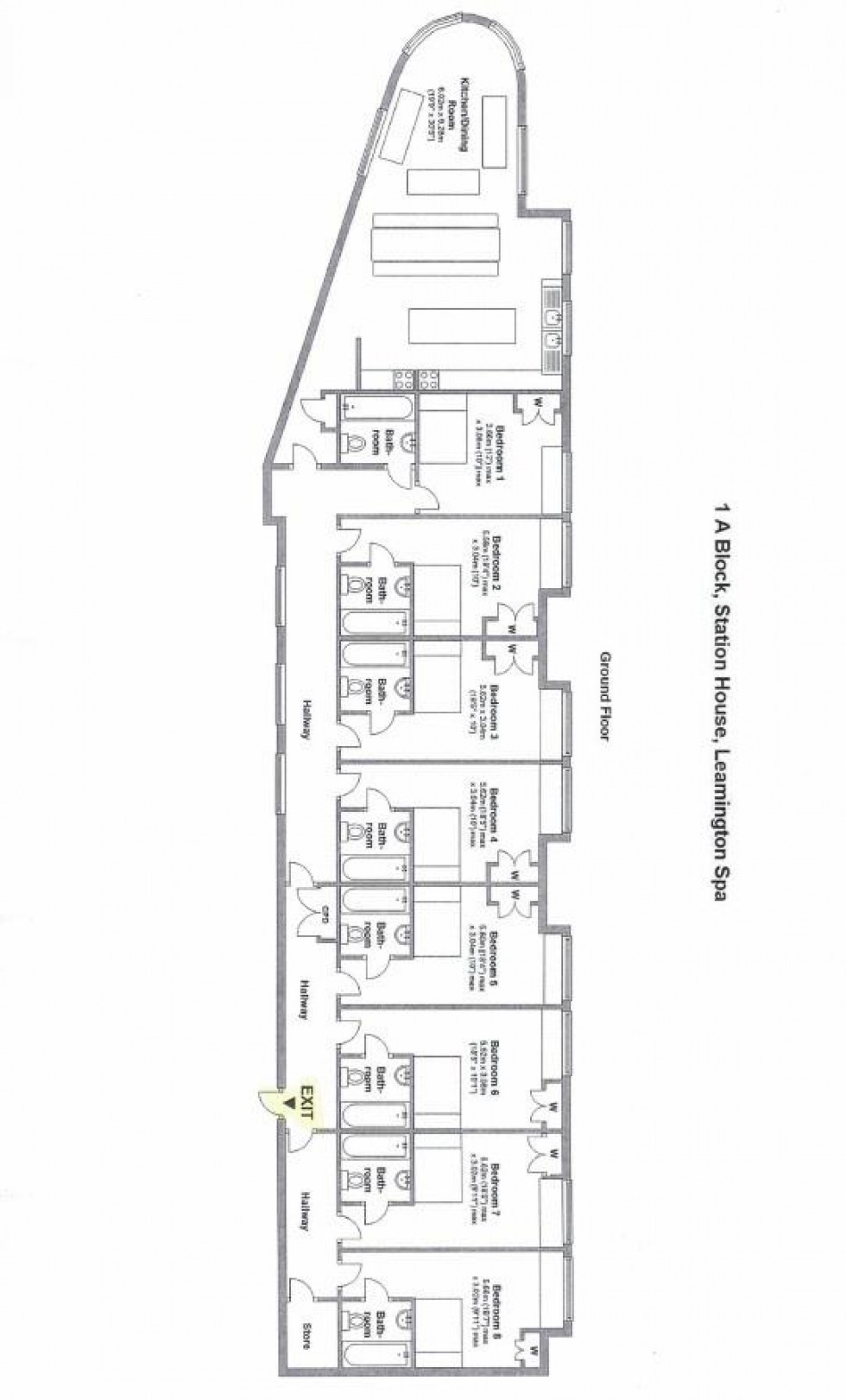 Floorplan for Station House, Old Warwick Road, Leamington Spa