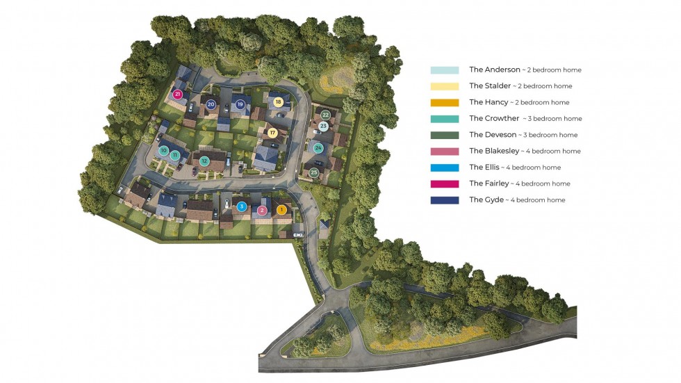 Floorplan for Plot 11 Coopers Chase, Leckhampton Lane, Shurdington