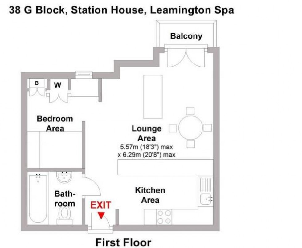 Floorplan for Station House, Old Warwick Road, Leamington Spa