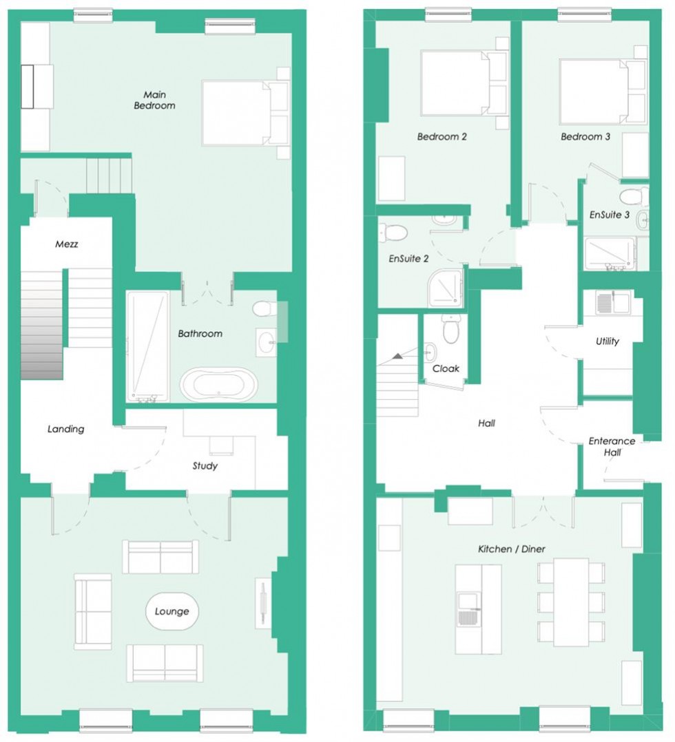 Floorplan for 9 Dormer Place, Leamington Spa