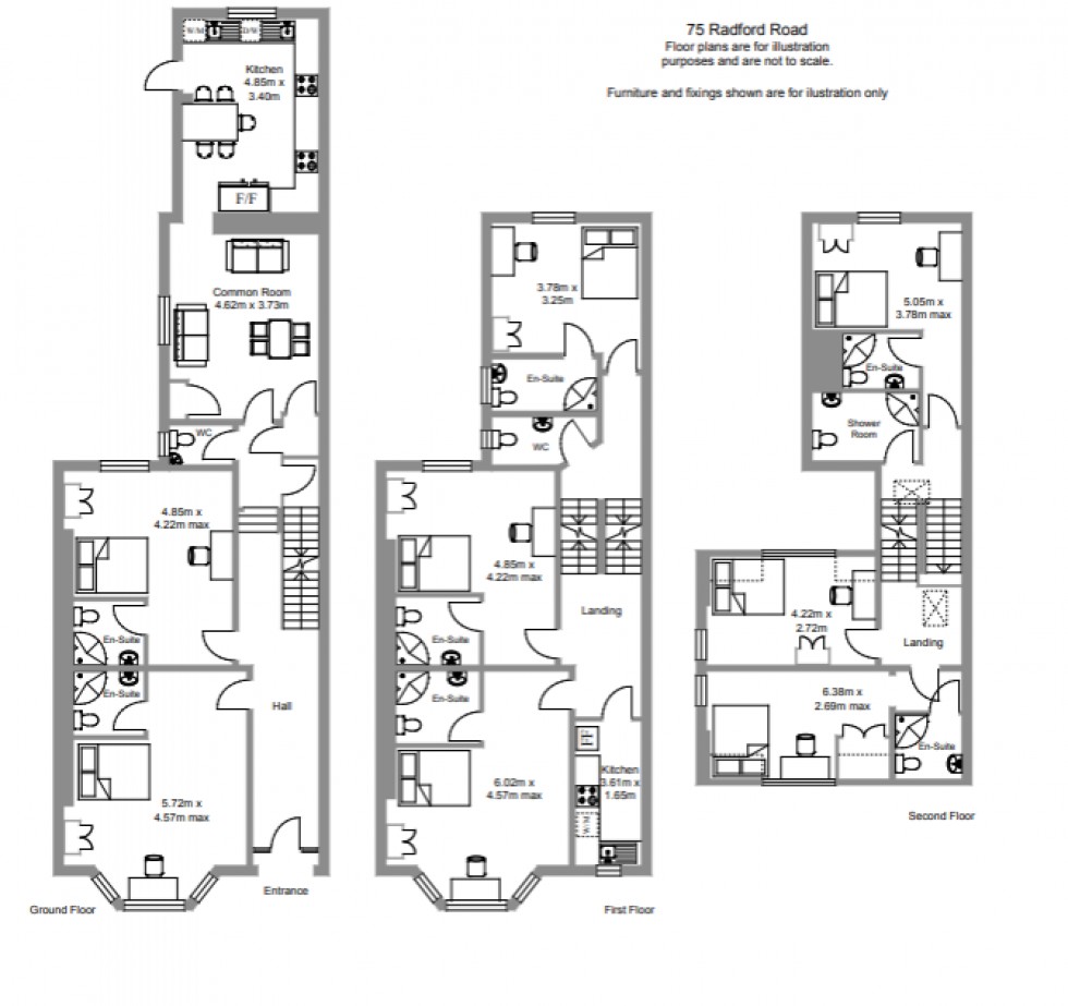 Floorplan for Radford Road, Leamington Spa