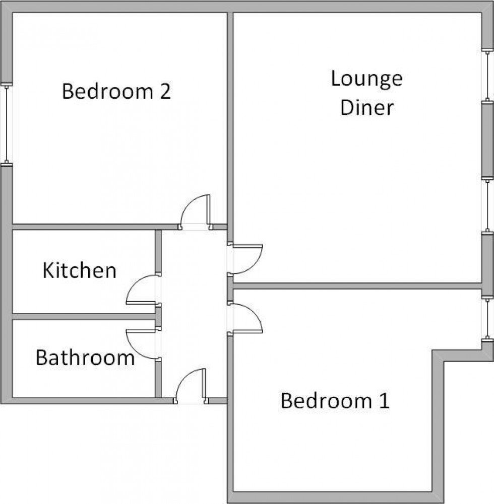 Floorplan for 50 Bath Street, Leamington Spa