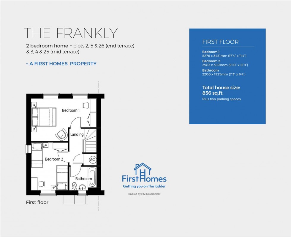 Floorplan for Plots 3 and 4 Cygnets Rest, Drakes Broughton