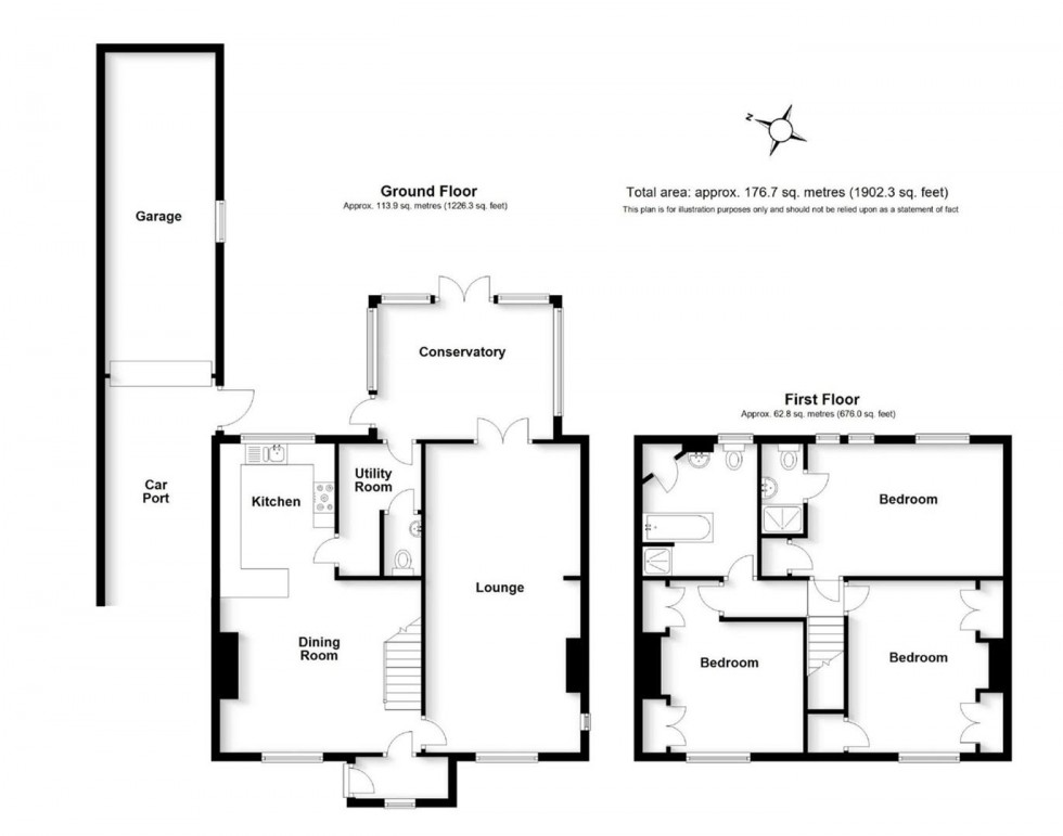 Floorplan for Gaydon Road, Bishops Itchington