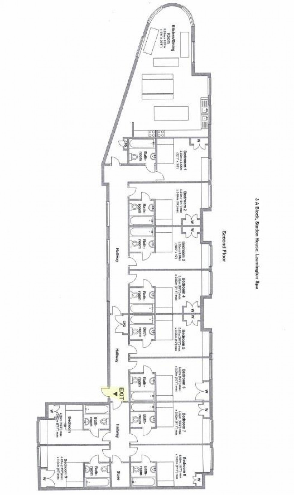 Floorplan for Station House, Old Warwick Road, Leamington Spa