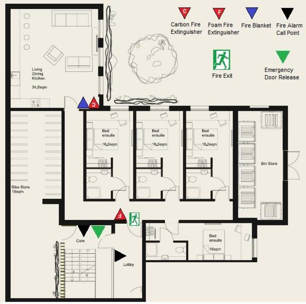 Floorplan for 2, 79 Bedford Street, Leamington Spa