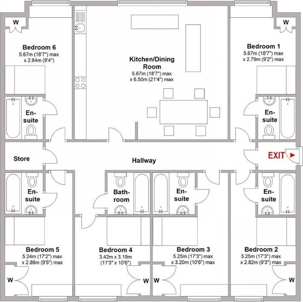 Floorplan for C12 Station House, Old Warwick Road, Leamington Spa