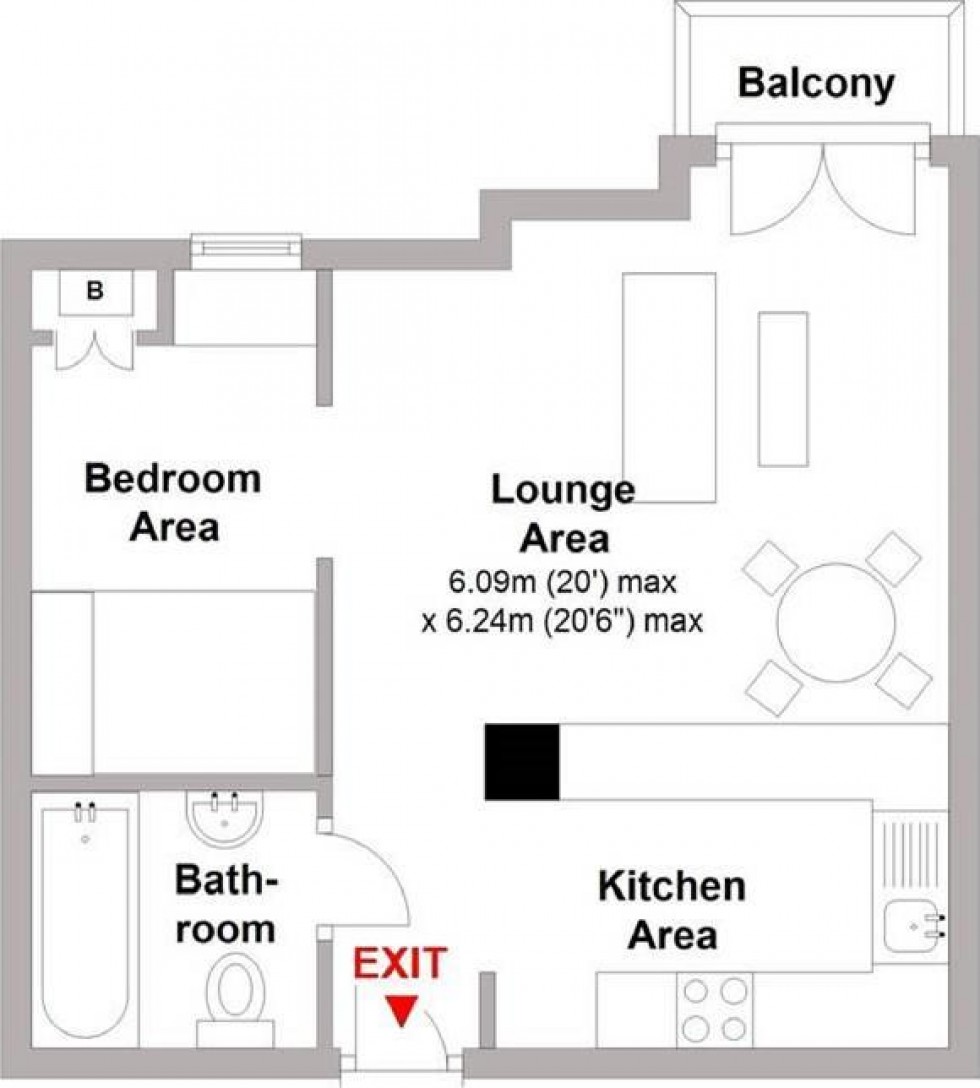 Floorplan for G40, Station House, Old Warwick Road, Leamington Spa