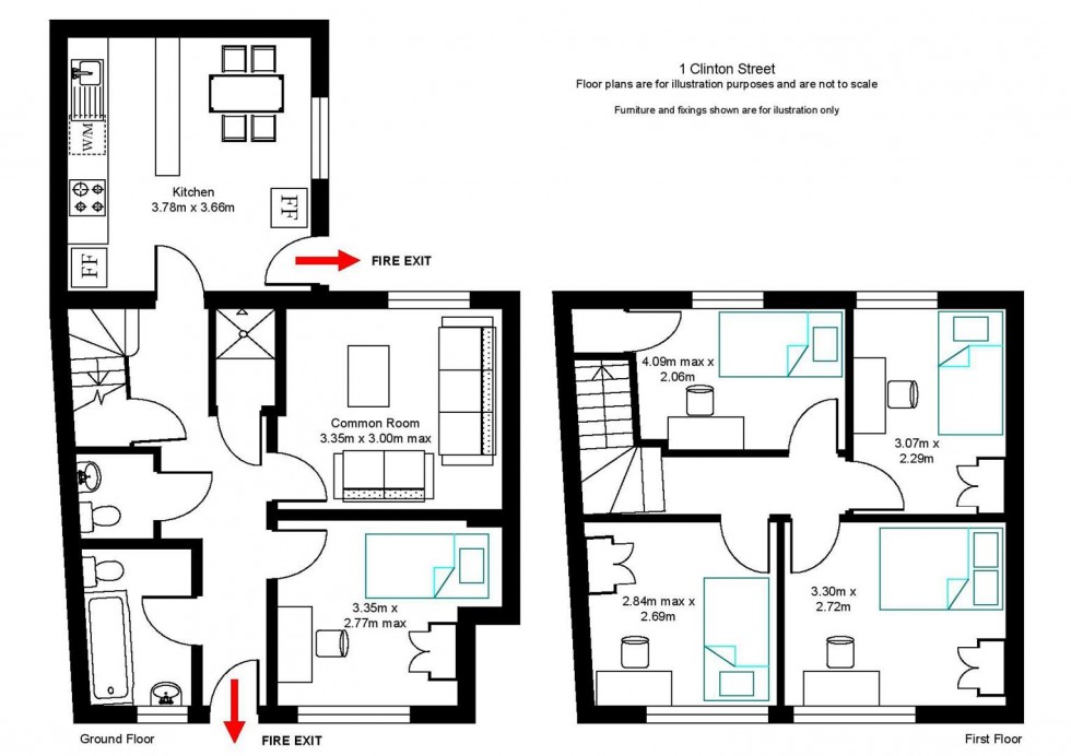 Floorplan for Clinton Street, Leamington Spa