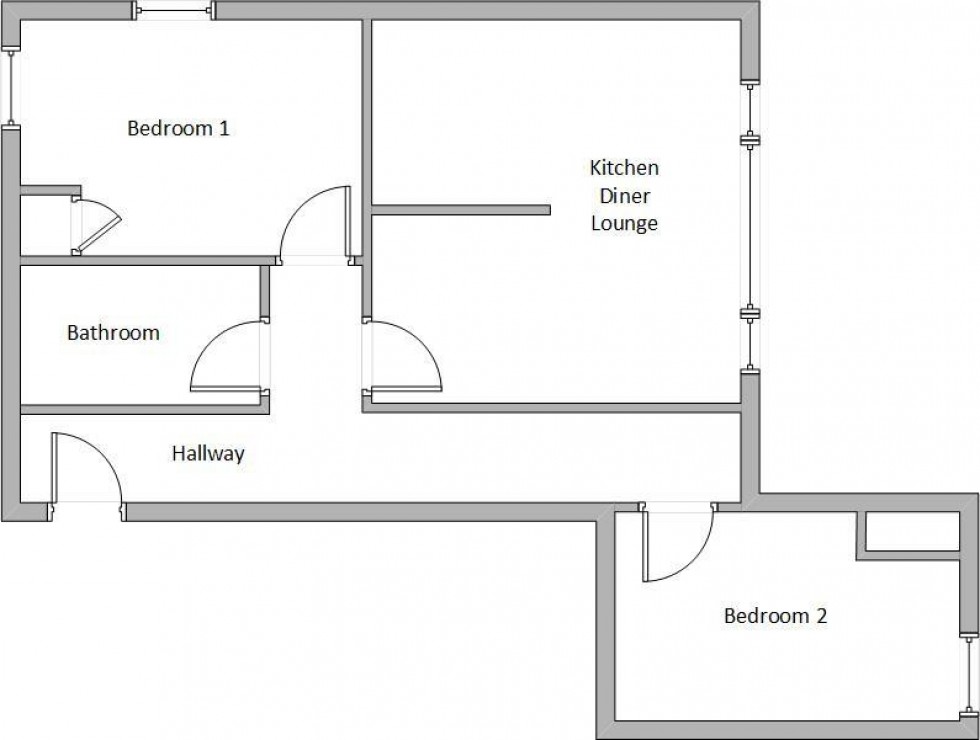Floorplan for 1, 50 Bath Street, Leamington Spa