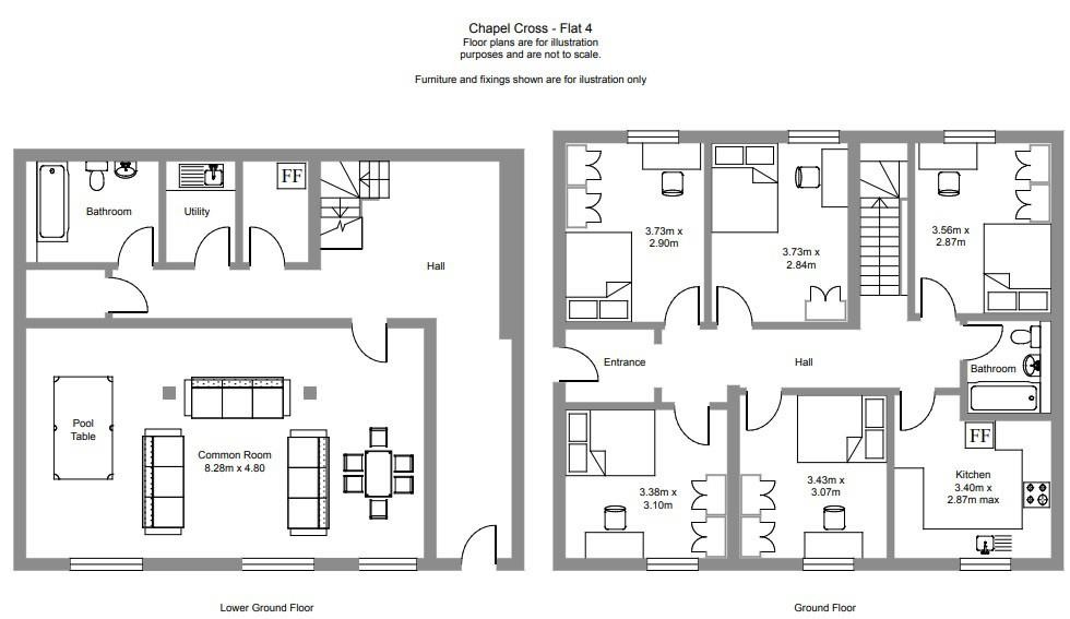 Floorplan for Chapel Street, Leamington Spa