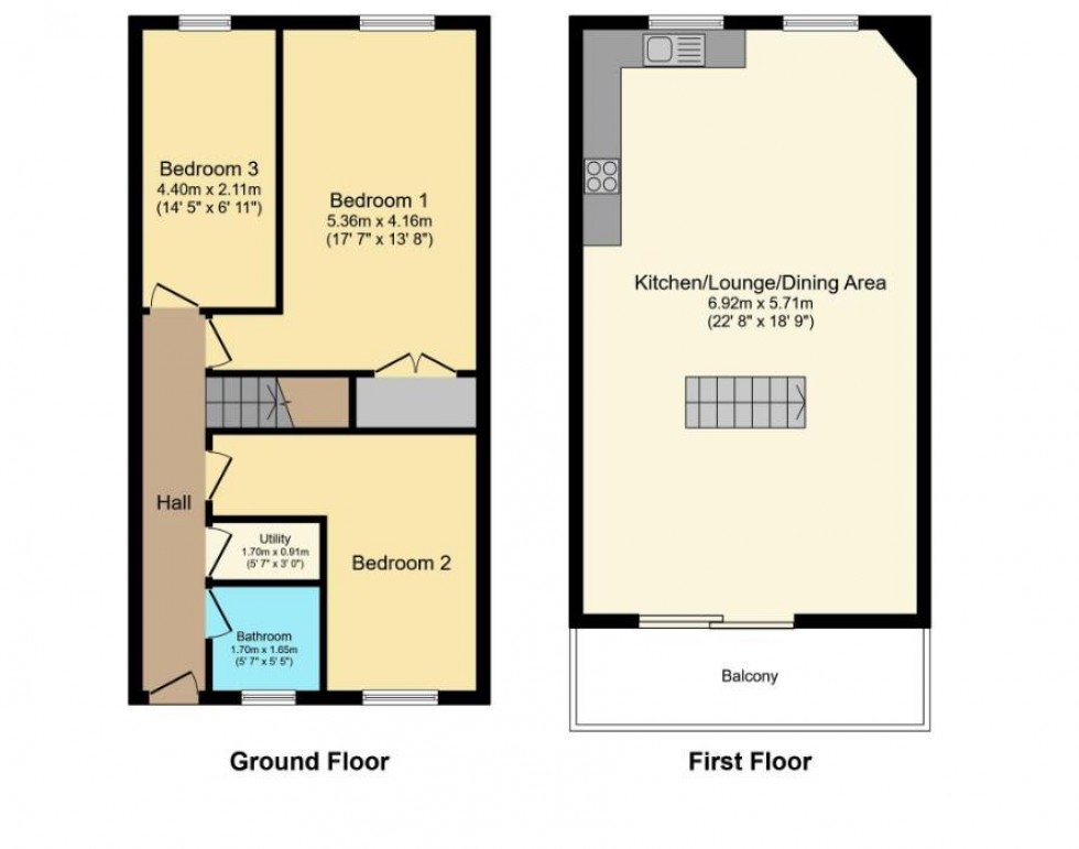 Floorplan for 26, Guy Street, Leamington Spa