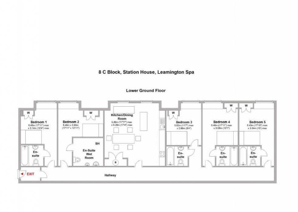 Floorplan for C8 Station House, Old Warwick Road, Leamington Spa