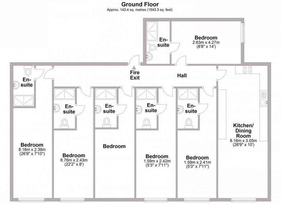 Floorplan for 79 Bedford Street, Leamington Spa