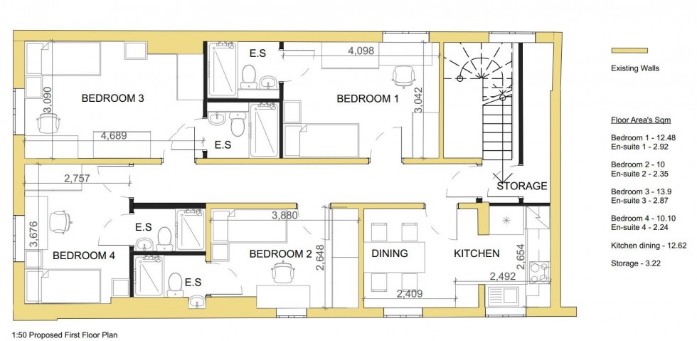 Floorplan for Tavistock Street, Leamington Spa