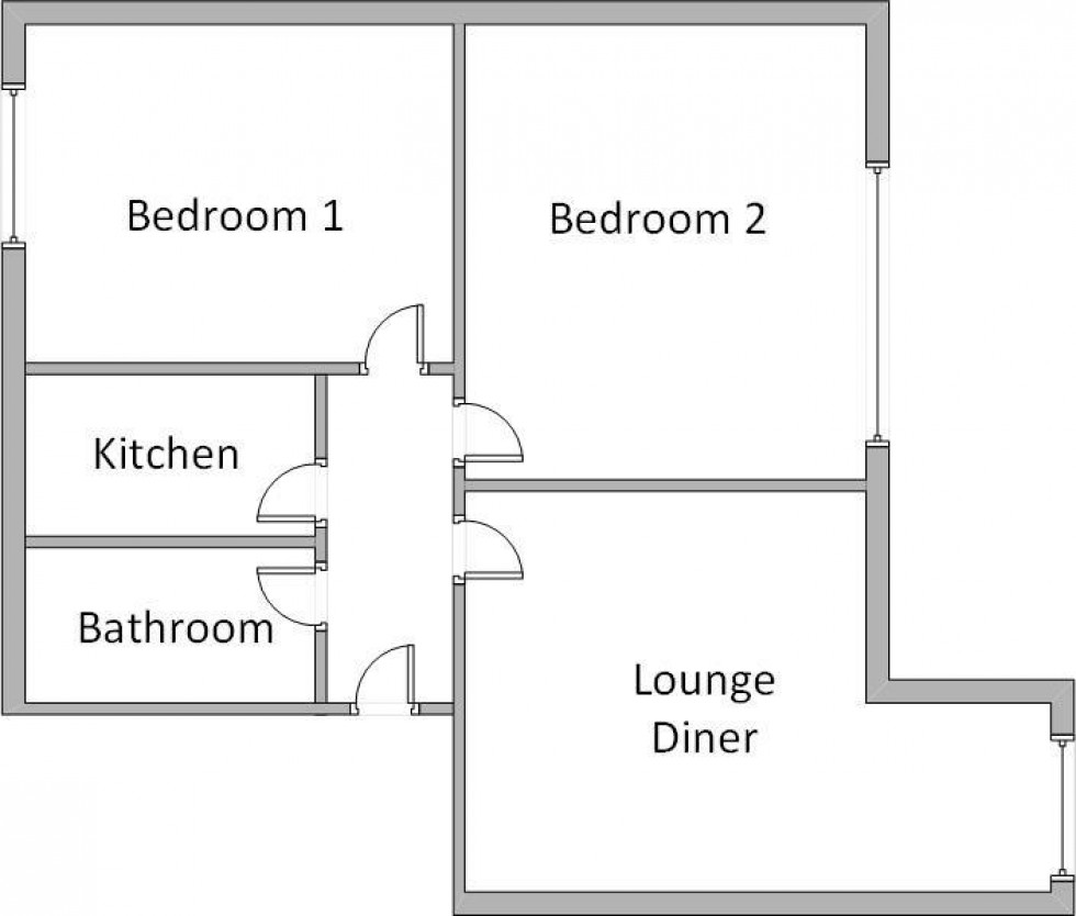 Floorplan for 50 Bath Street, Leamington Spa