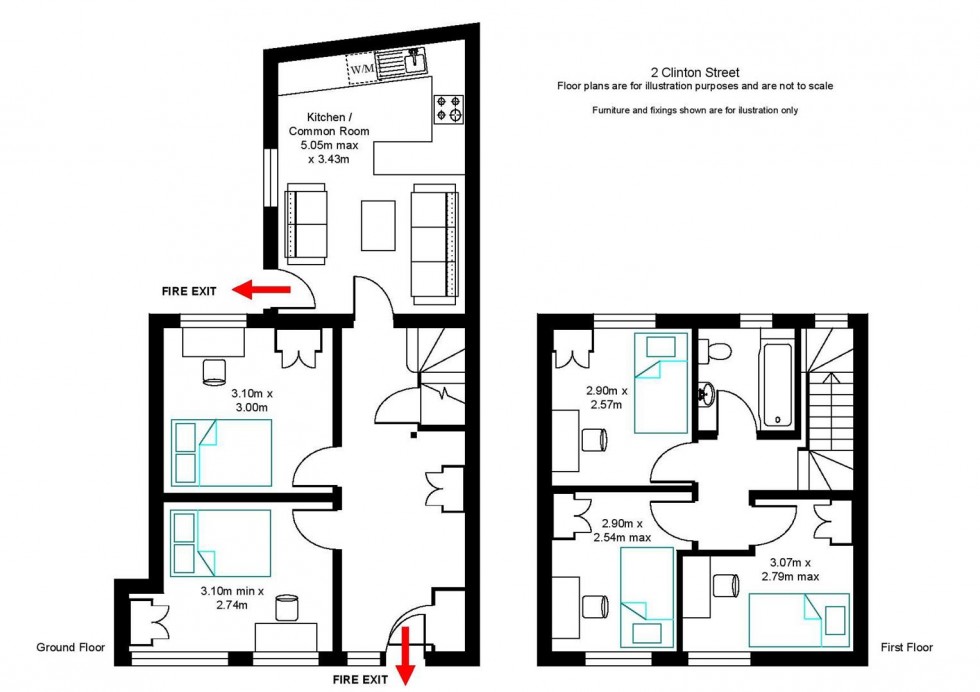 Floorplan for Clinton Street, Leamington Spa