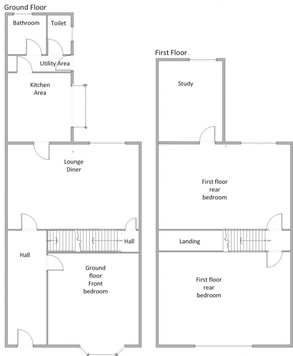 Floorplan for Clapham Terrace, Leamington Spa