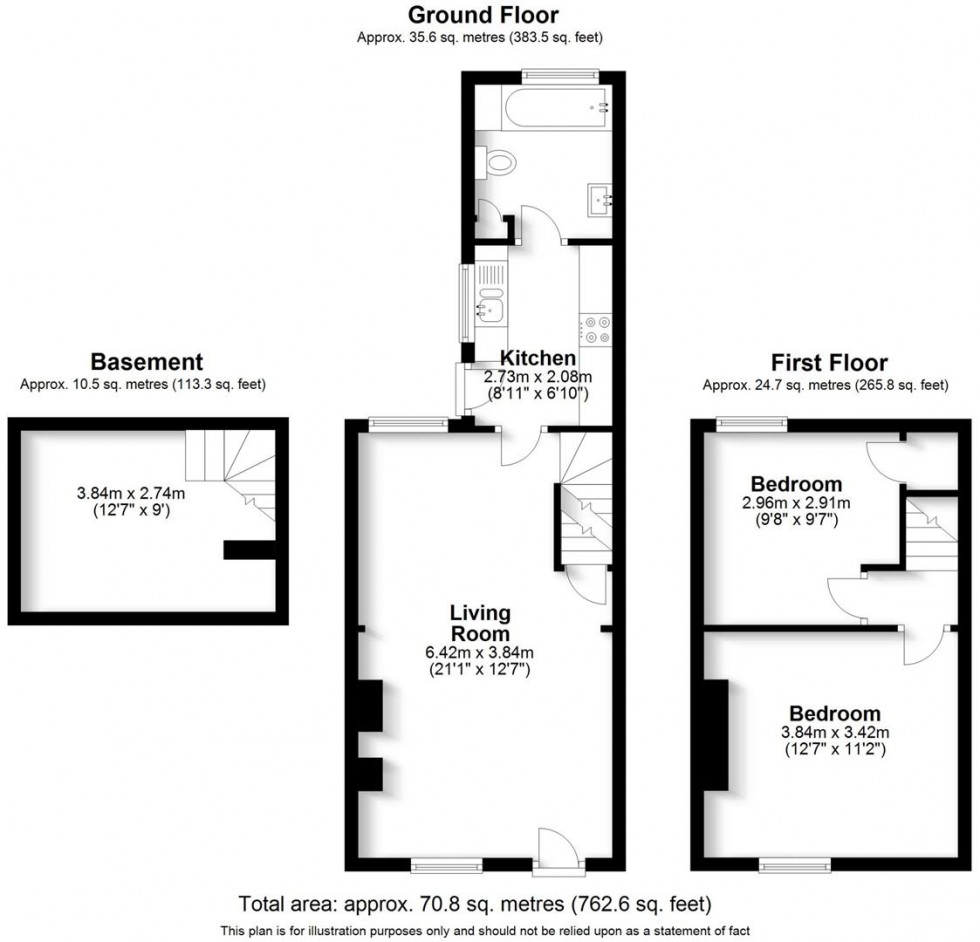 Floorplan for Cherry Street, Warwick