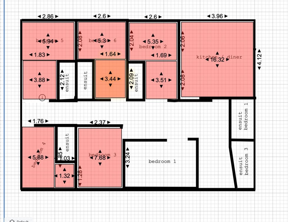 Floorplan for 7 Bath Place, Leamington Spa