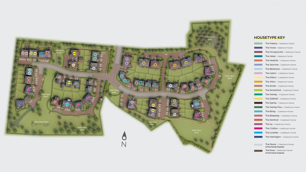 Floorplan for Plots 56, Hanley Plus, Severn Meadows,