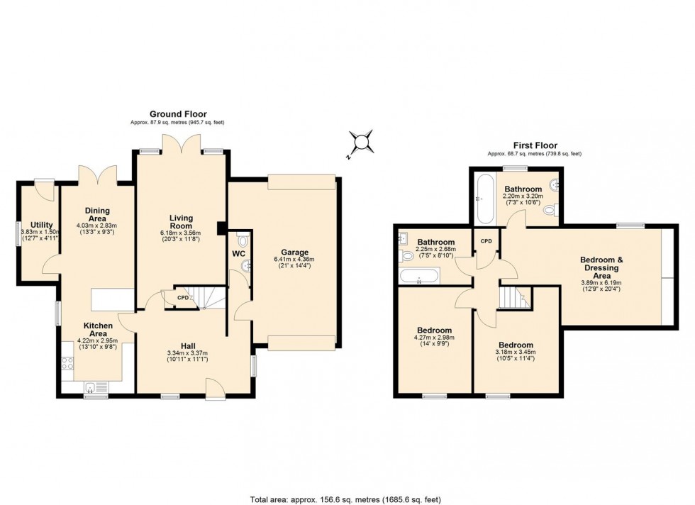 Floorplan for High Street, Henley-In-Arden