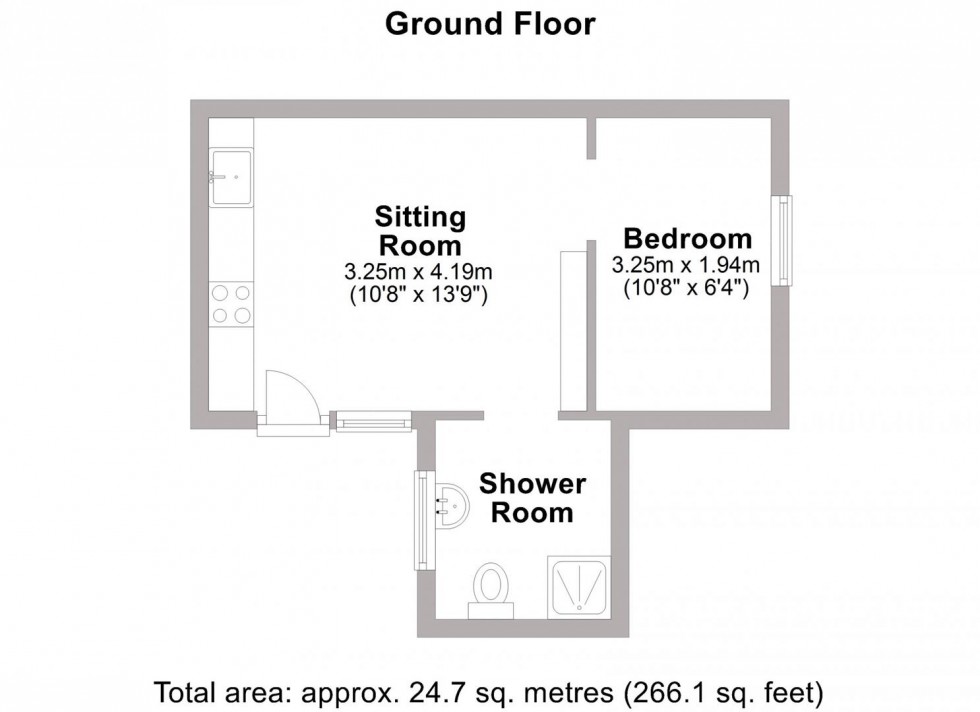 Floorplan for 55 Binswood Avenue, Leamington Spa