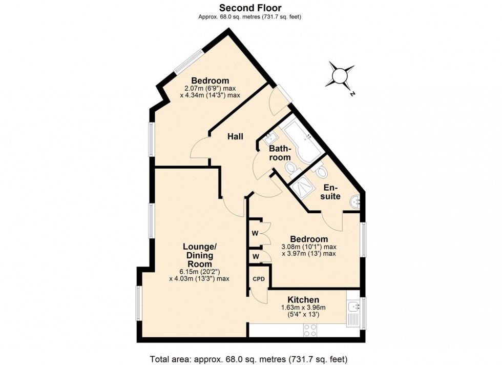Floorplan for Purser Drive, Warwick
