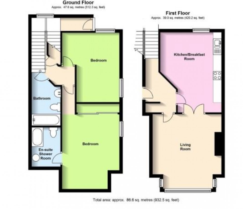 Floorplan for Albany Terrace, Leamington Spa