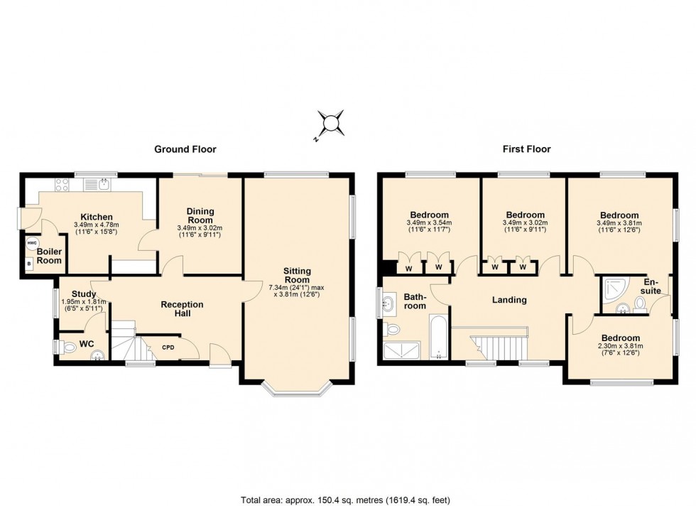 Floorplan for Union Road, Leamington Spa