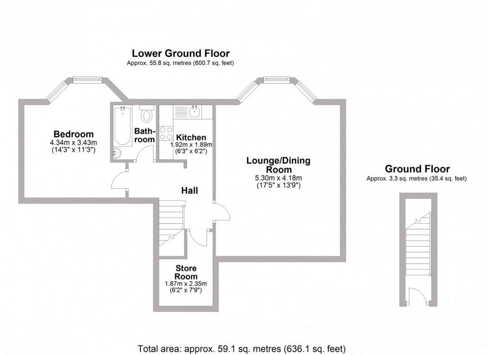 Floorplan for 60 Russell Terrace, Leamington Spa