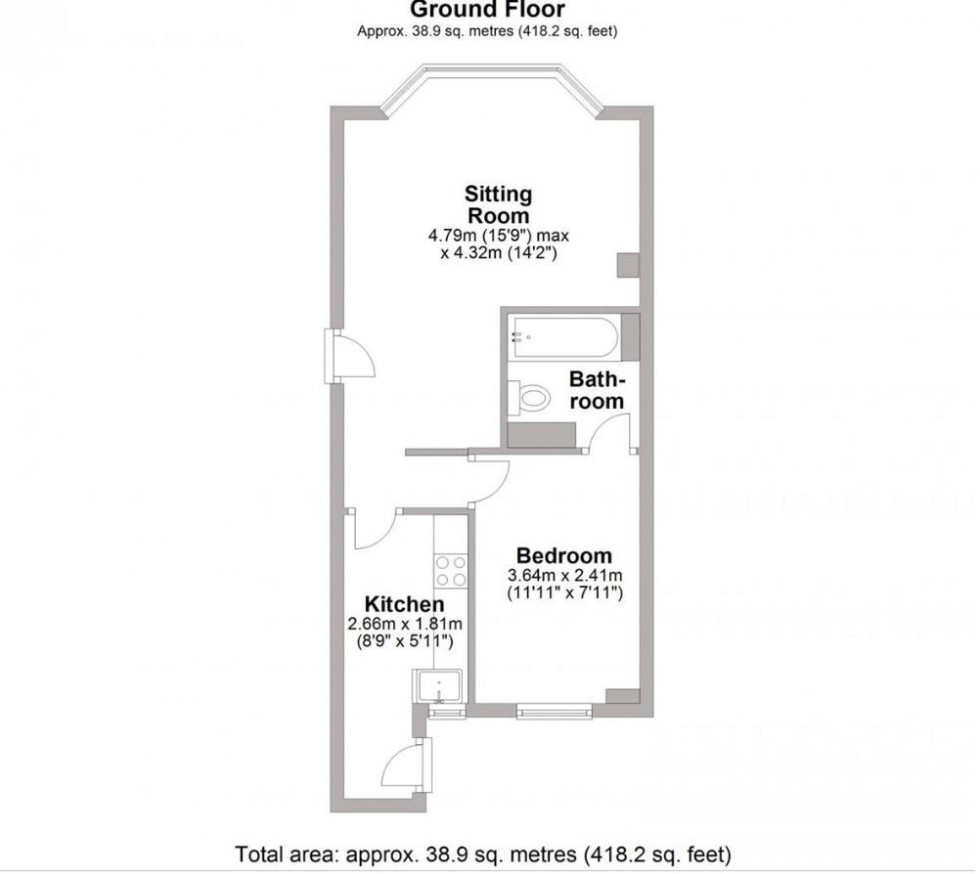 Floorplan for Churton House, Leamington Spa
