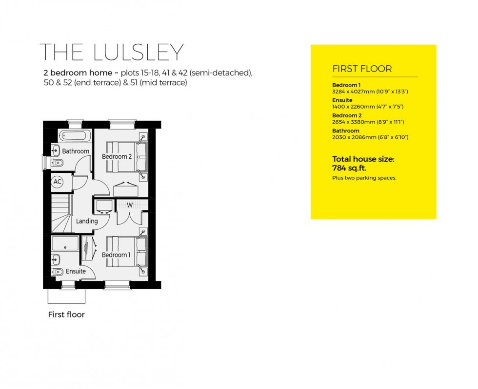 Floorplan for Plot, 51, Lulsley, Cygnets Rest, Drakes Broughton