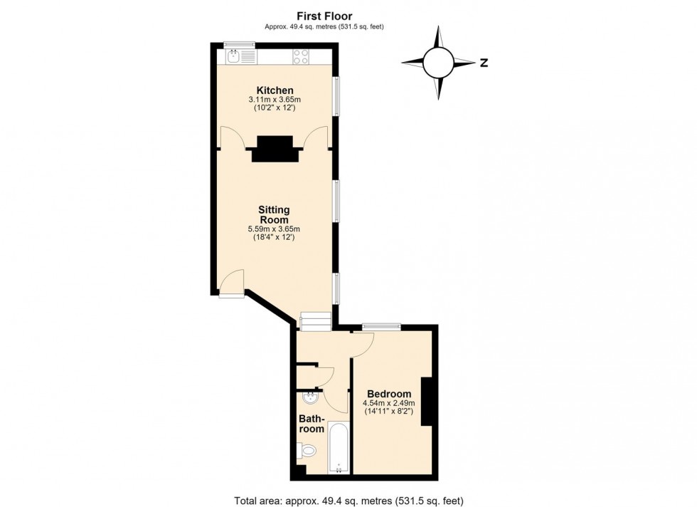 Floorplan for Dale Street, Leamington Spa